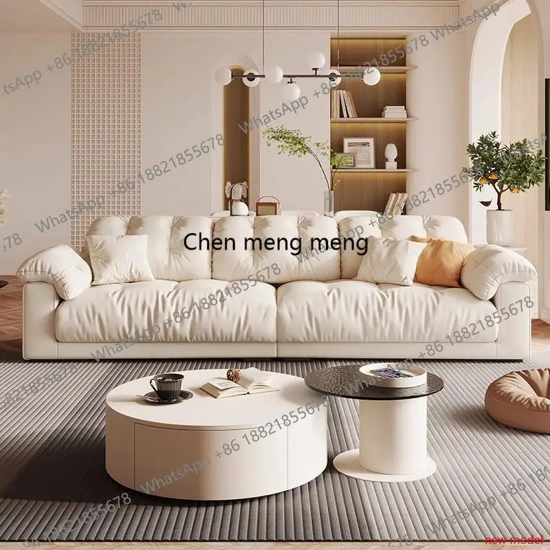 Nordisches Modernes Wohnzimmer-Sofa Luxuriöses Designer-Flauschsofa Lazy Sofa Lounge Cloud Divano Da Soggiorno Möbel für Zuhause