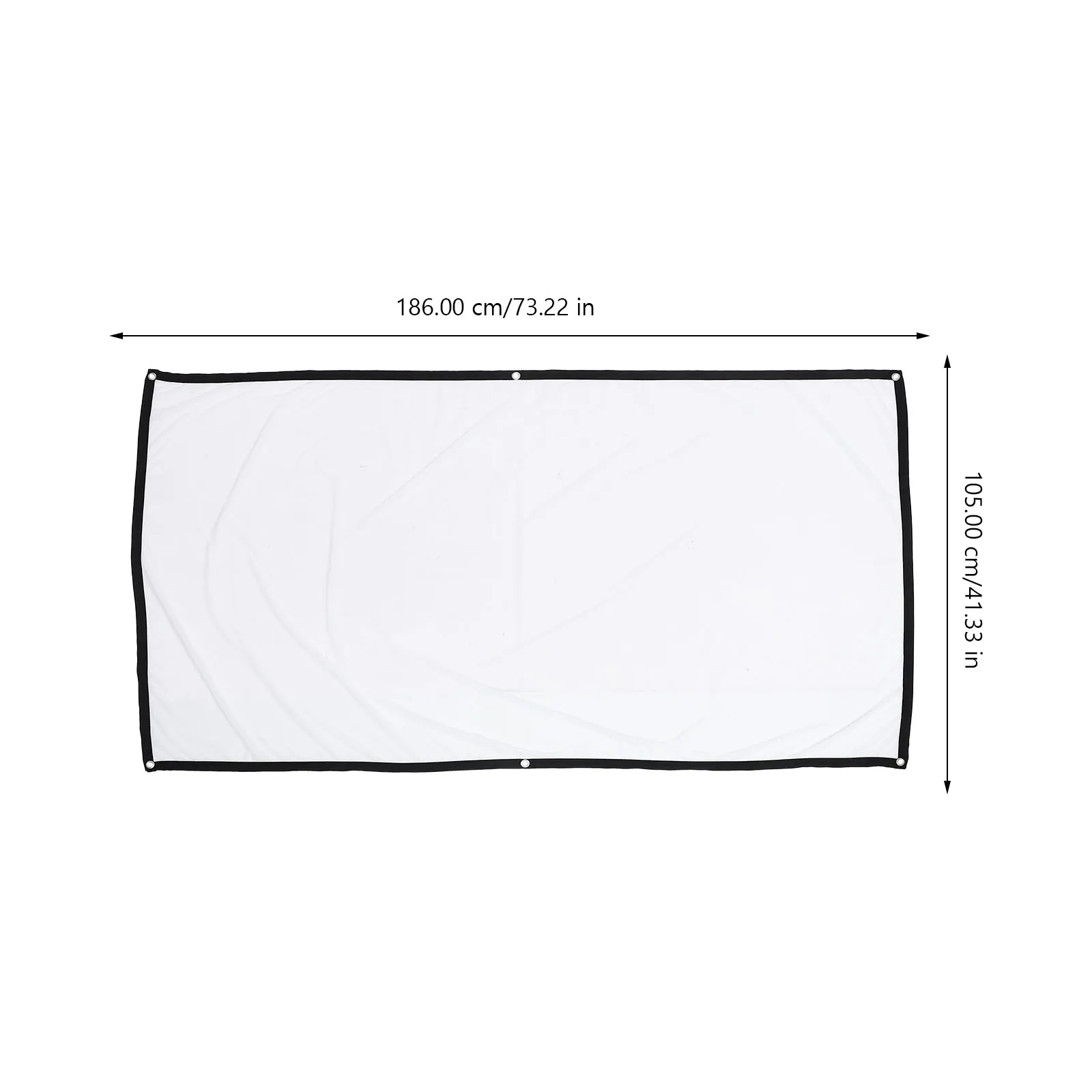 

Portable Projector Cloth Hd Foldable Anti Crease Office Projector Screen For Outdoor Camping Classroom Use
