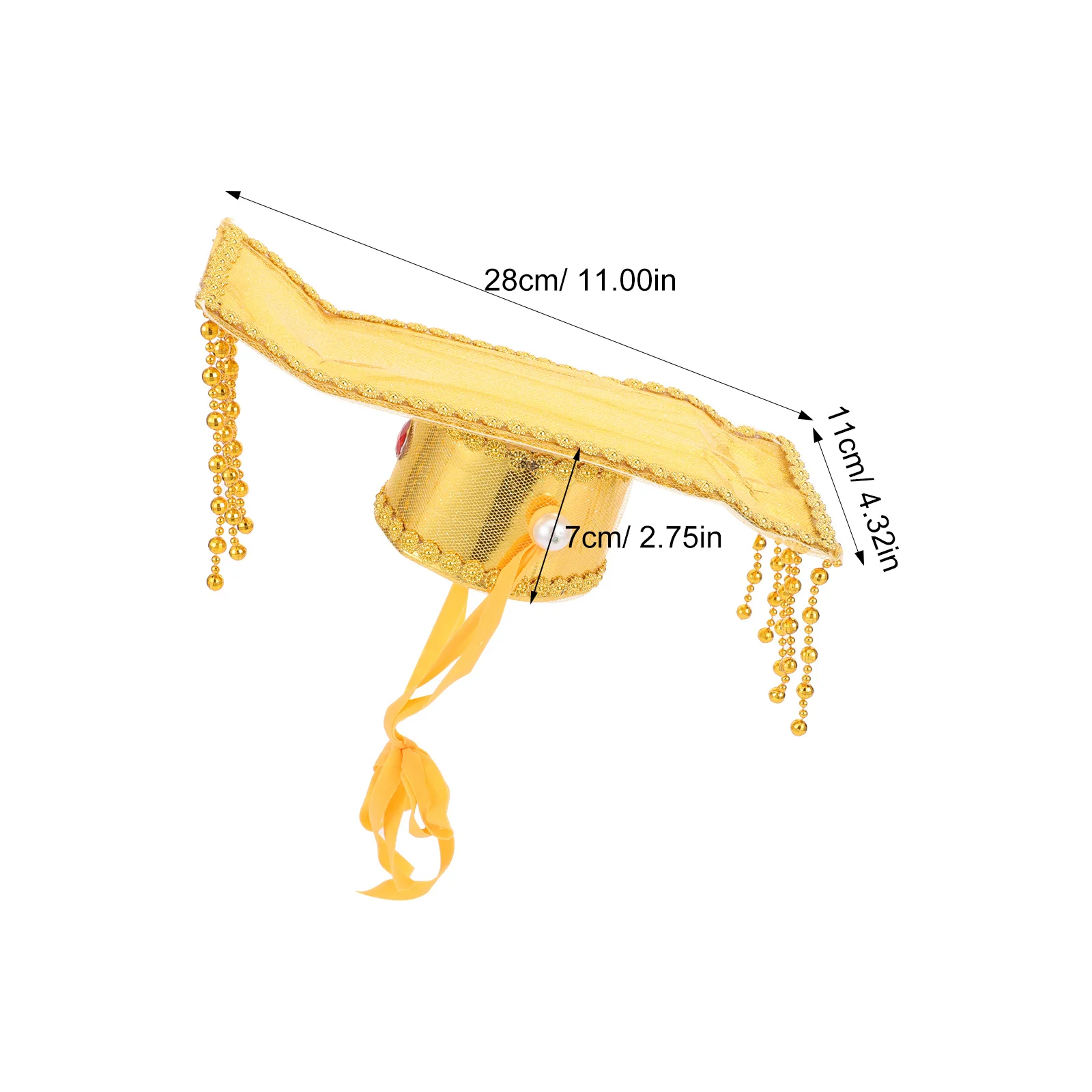 الإمبراطور الصيني تأثيري قبعة الكنز أناقة نبل تنوعا استخدام براعة رائعة هدية فريدة من نوعها