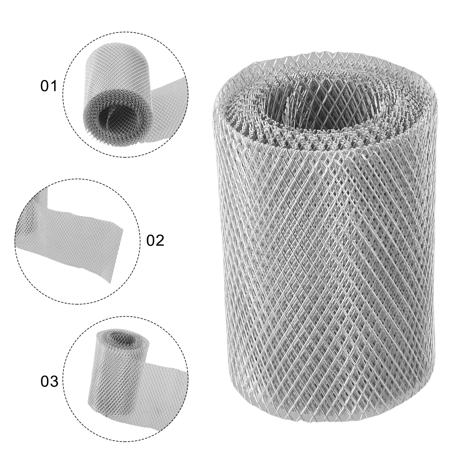 

Gutter Shield Net Gutter Guards Gutter Covers 12.7cm/15cm Wide Anti-corrosion Home Hardware Household Hardware