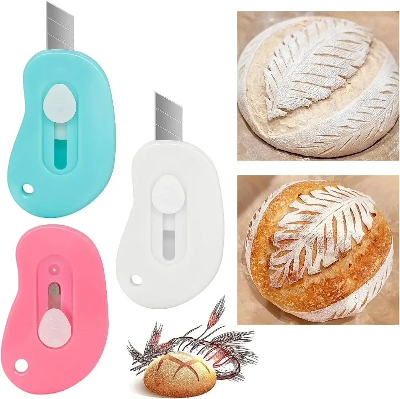 

Mini Portable Art Knife Bread Lame Dough Scoring Tool Express Box Opener Paper Cutter Office Cutting Paper Art Knife