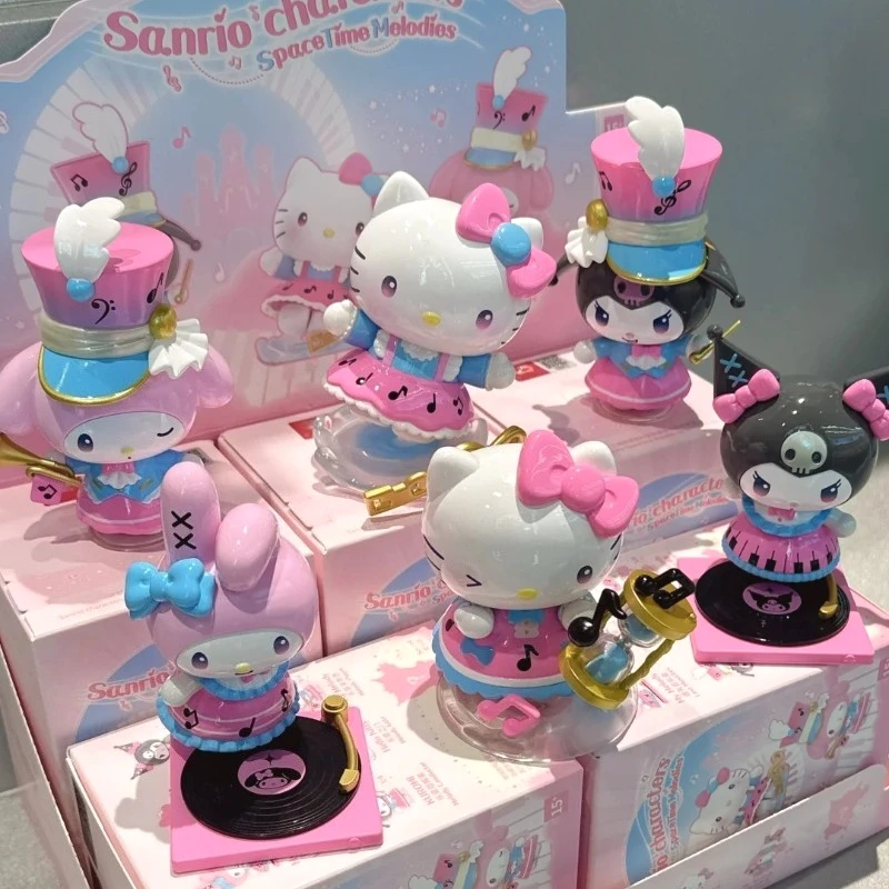 

Персонажи Sanrio Space Time Memodies Series слепая коробка My Melody аниме кукла Mystery Box Декор куклы Kuromi игрушки подарок-сюрприз