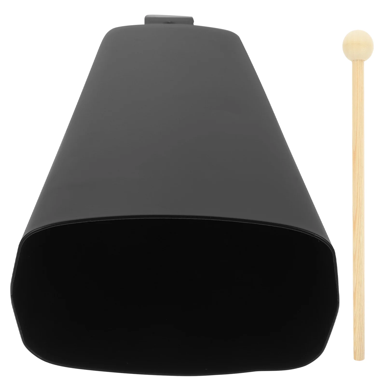 

Sturdy Metal Cowbell Percussion Instrument with Wooden Handle Kids Musical Instrument Gift Cowbell Cow Bells for Football Games