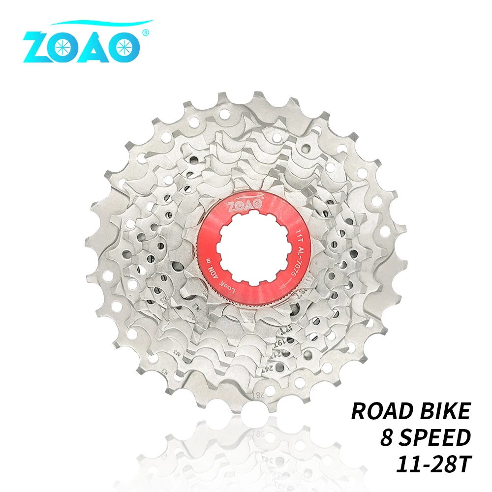 ZOAO 8 Kecepatan Sepeda Jalan MTB Kaset 11-25 11-28 11-36 11-40T Kerikil 8 S Sepeda Freewheel 8V 8 Kecepatan 2400 Claris TX800 Kompatibel