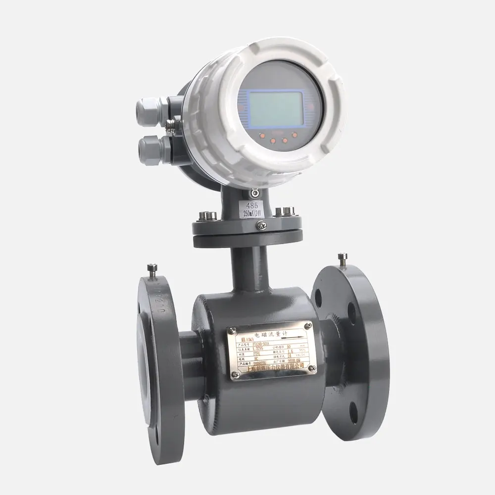 

Chemical Pipeline Acid Liquid Irrigation Smart Water Magnetic Electromagnetic Flow Meter For Slurry Sewage