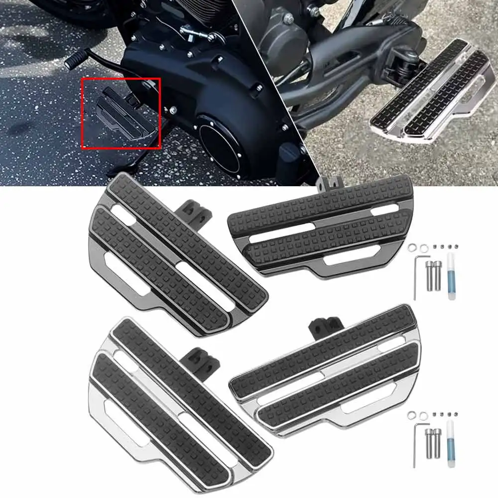 

1 Pair Left And Right Front Floorboards Compatible For Harley Davidson Softail 2018-up Sportster S RH1250S 2021-2024 Models