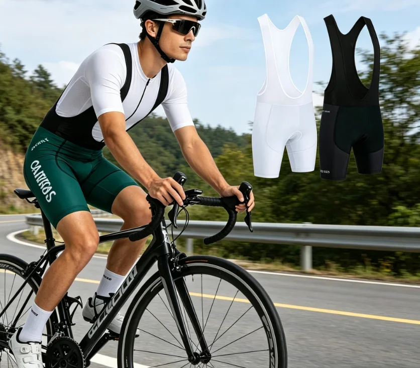 

White INEOS Team Cycling Shorts Men 2025 BORAFUL Bike Bibs Shorts Ropa Ciclismo 20D Gel Pad Quick Dry Bicycle Pants Culottes