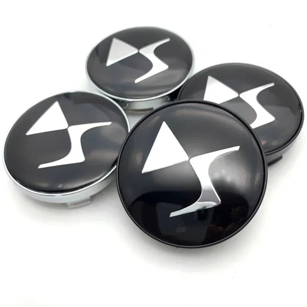 4PCS/lot 60MM DS Car Wheel Center Hub Caps for DS DS3 DS5 DS6 Deesse PSA logo Stylish Hard Wearing Replacement Dust Cover