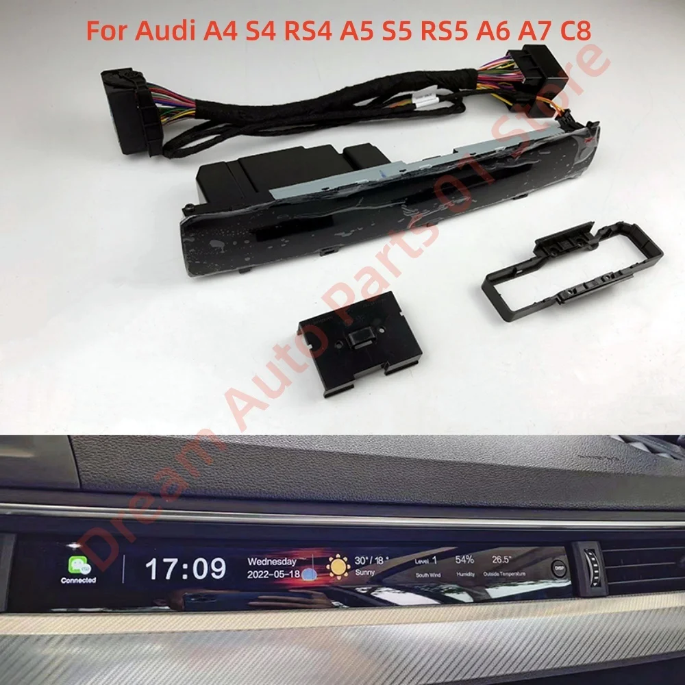 For Audi A4 S4 RS4 A5 S5 RS5 2016-2020 A6 A7 C8 Q7 Passenger LCD screen Dashboard Co-pilot LCD Display Instrument Auto parts new