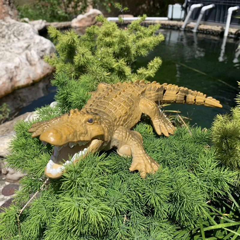 Realistic RC Crocodile for Pool Lake Toys for Kids Waterproof Remote Control Animal Children Gift  Electric Boats  Model