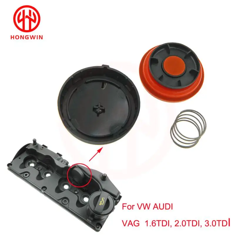 Nuevo Kit de reparación de tapa de válvula PCV tapa de válvula con membrana para VW Audi Seat Skoda VAG 1.6TDI, 2.0TDI, 3.0TDI 03L 103469 R.