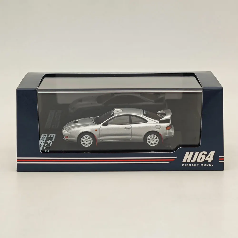 1/64 Hobby Japan For CELICA GT-FOUR WRC Edition ST205 Customized ver 8 Spokes Wheel HJ641064CS Silver Diecast Models Car Toys