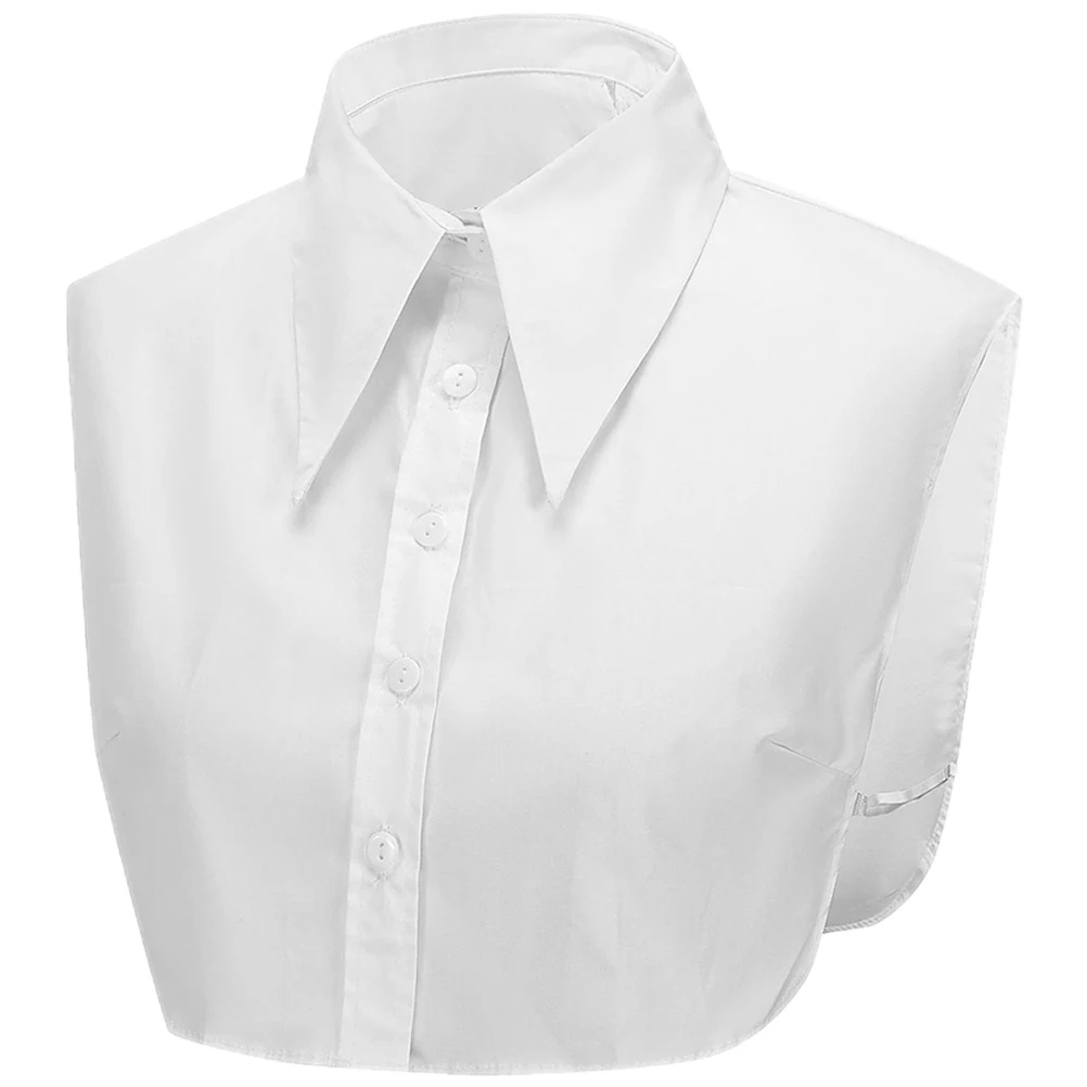 

Cotton Shirt Collars Detachable for Women Fake Blouse Collar Office Business Party Casual Dress Suits Easy Formal