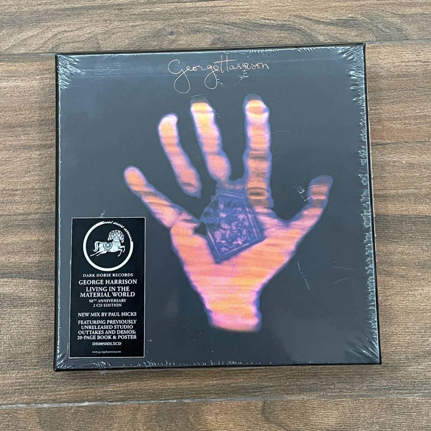 

Rare Sealed George Harrison Living in The Material World 50th Anniversary Classic Rock CD New Mix Collectible for Fans