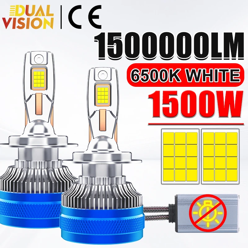 

H7 LED Car Headlight Canbus Car Bulb H4 H9 H11 HB3 9005 HB4 9006 H1 9012 LED 6000K 9084 CSP LED 12V Turbo Led Lamp Laser Lights