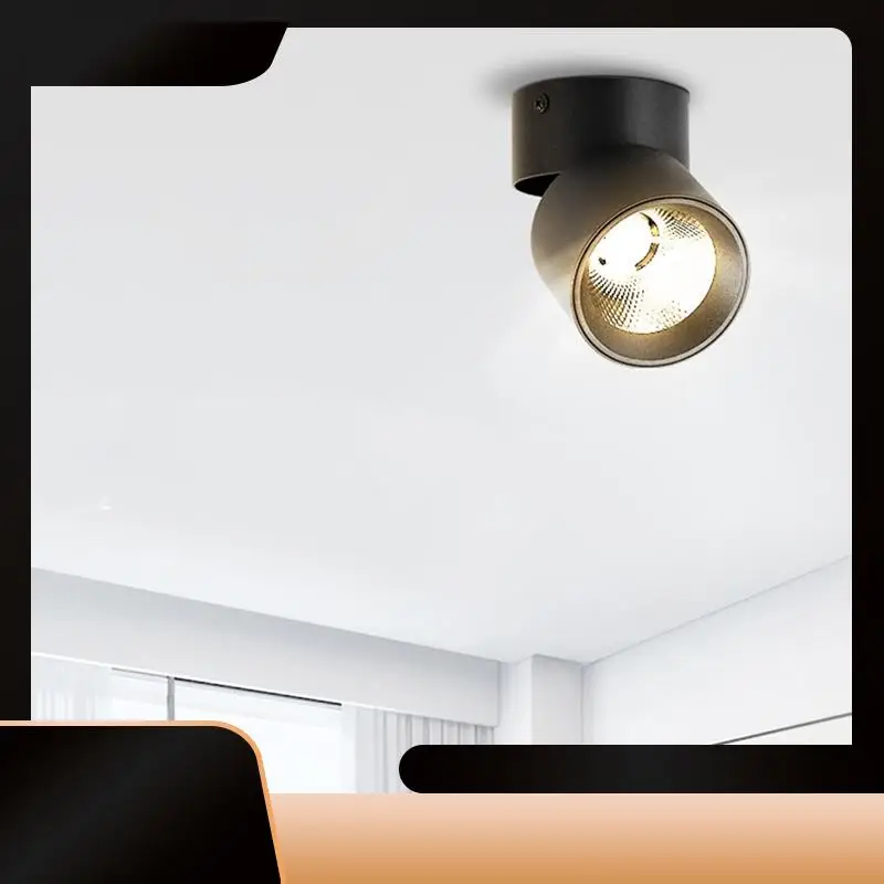 

COB Led Spotlights Wall Spot Led Light Lamp Foldable Surface Mounted Indoor Lighting 10W For Living Room Kitchen Durable