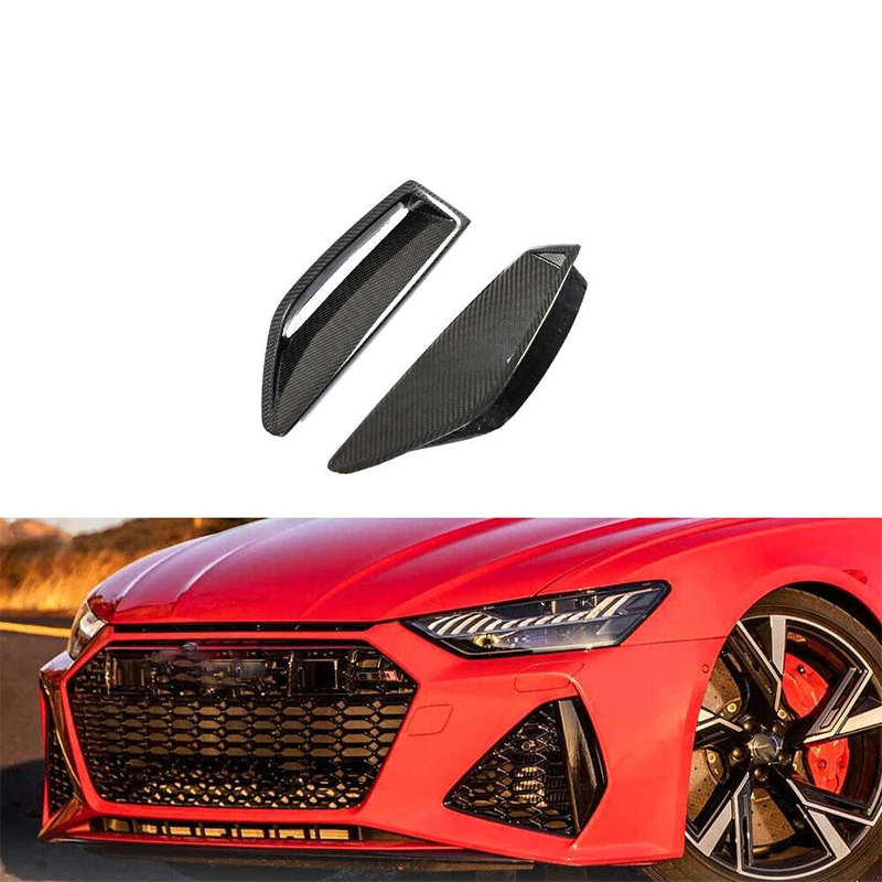 

Для Audi RS6 A6 C8 Avant Wagon 4-дверный передний бампер из сухого углеродного волокна 2019-2021