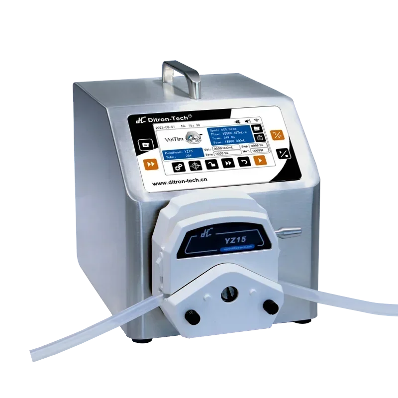 

Ditron Touch screen servo motor high-precision semi automatic tube perfume filling machine
