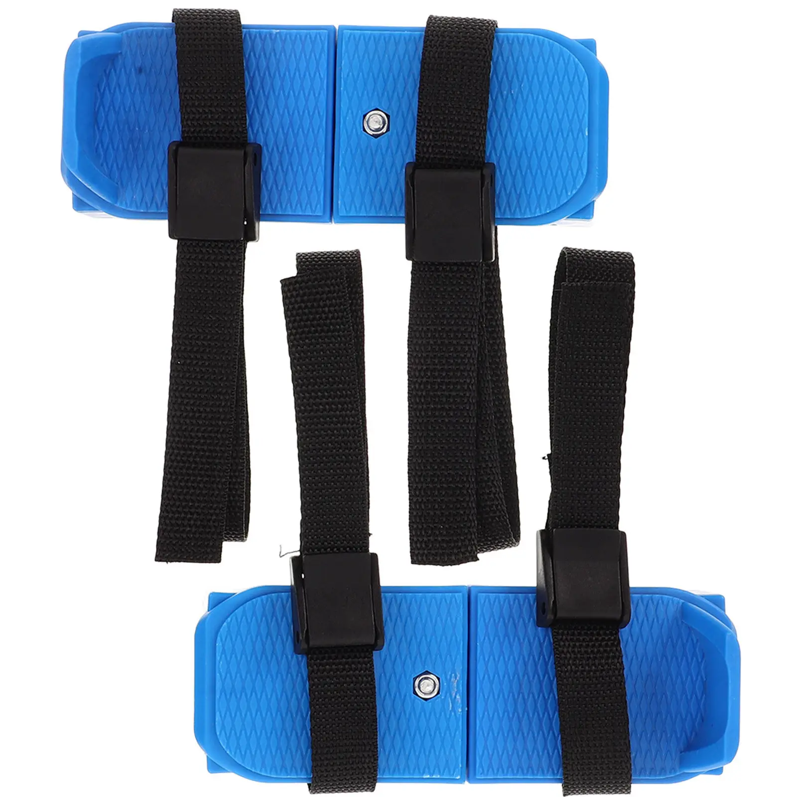 

Пара регулируемых детских коньков с двойными роликами, с ремешками-фиксаторами и защитными чехлами для безопасного катания детей на улице