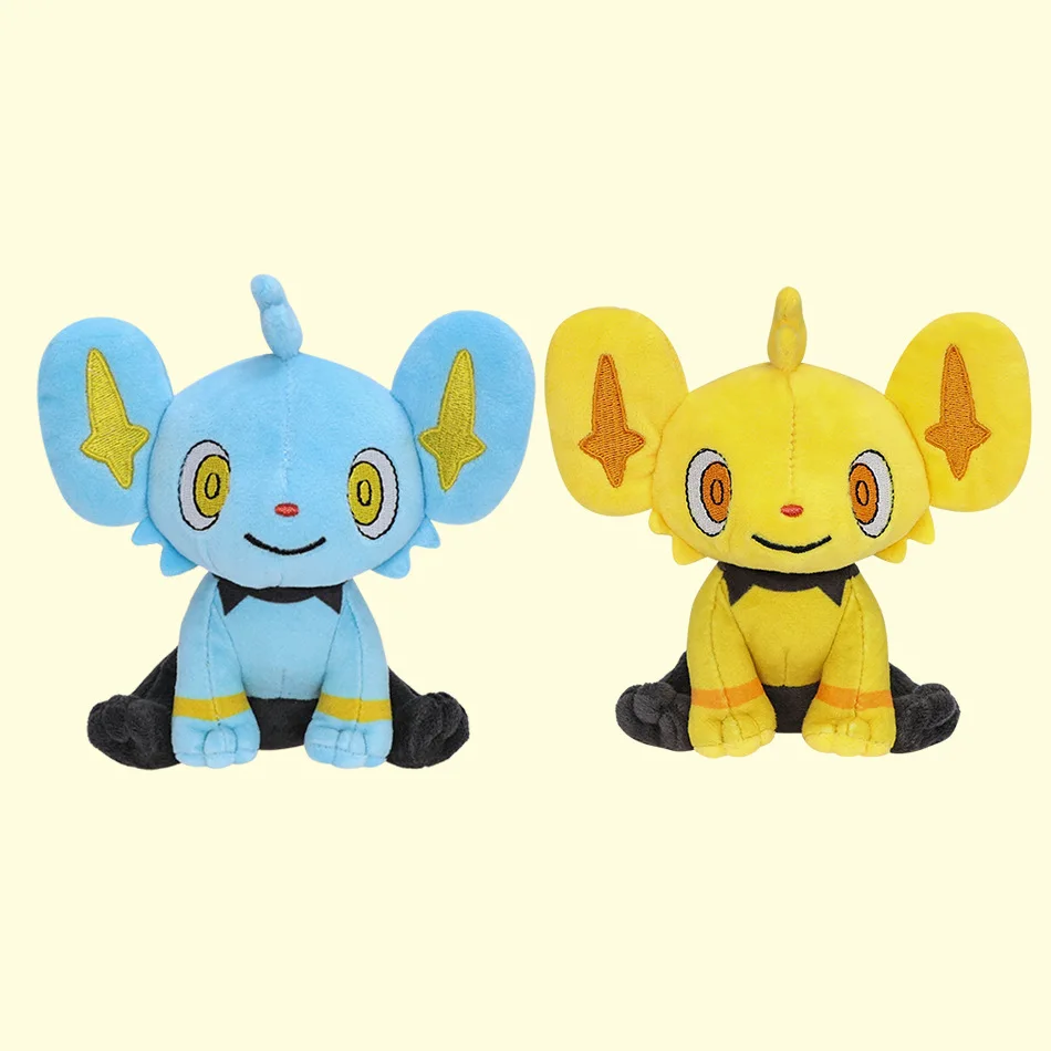 

14 см Pokemon Shinx плюшевые игрушки аниме кукла милая подушка Kawaii мультяшный кот Pokémon плюшевый подарок для детей подарки на день рождения