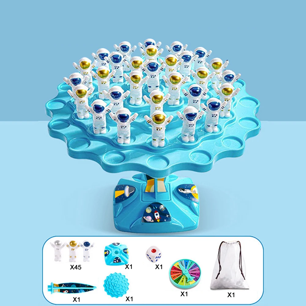 Astronaut Balance Games Parent-Child Interaction Balance Match Game Decompression Educational Balance Tree Toys for Kids