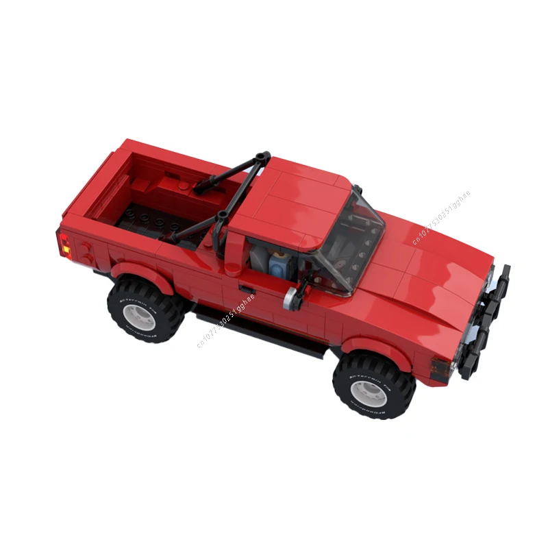 Classical Vehicle MOC 8-width The Indestructible Hilux Building Blocks Model Bricks Sets Assemble Display Children's Toys Gifts