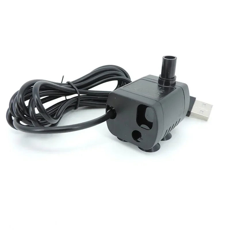 5V USB 200L/h mini Water Pump fish Tank Fountain aquarium filter Low Noise Brushless Motor Submersible For Cat Dog Bowl t1