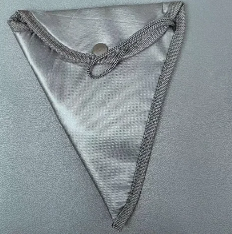 2 قطعة كيس التخزين الأكرينا 12 ثقوب واقية مثلث الشكل المحمولة حمل حقيبة مكافحة خسر أداة تخزين الحاويات