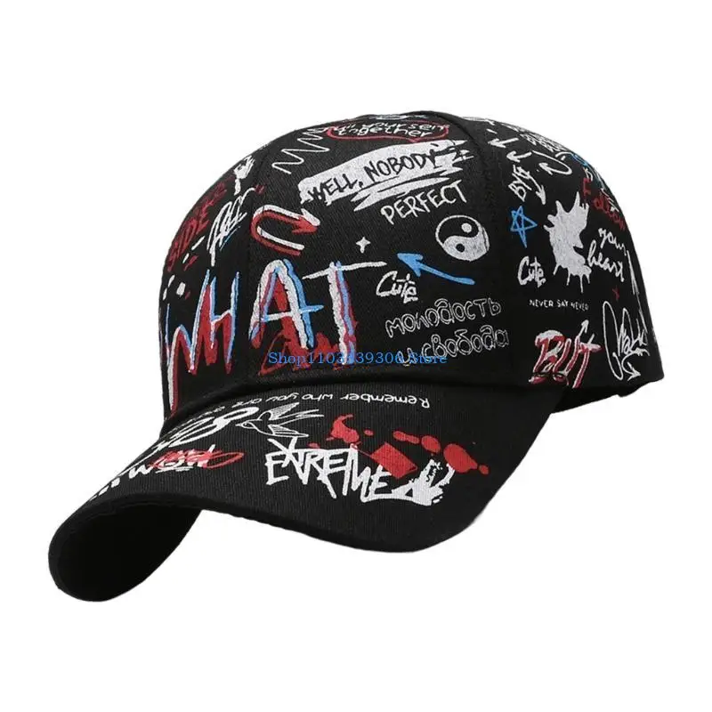 400A Trendy Unisex Hiphop Hat Casual Baseball Hat Comfortable Wide Border Hat