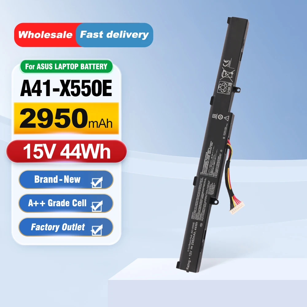 

ETESBAY 2950mAh 15V A41-X550E Laptop Battery for ASUS X450 X450E X450J X450JF X751M X751MA X751L X750JA A450J A450JF F450C