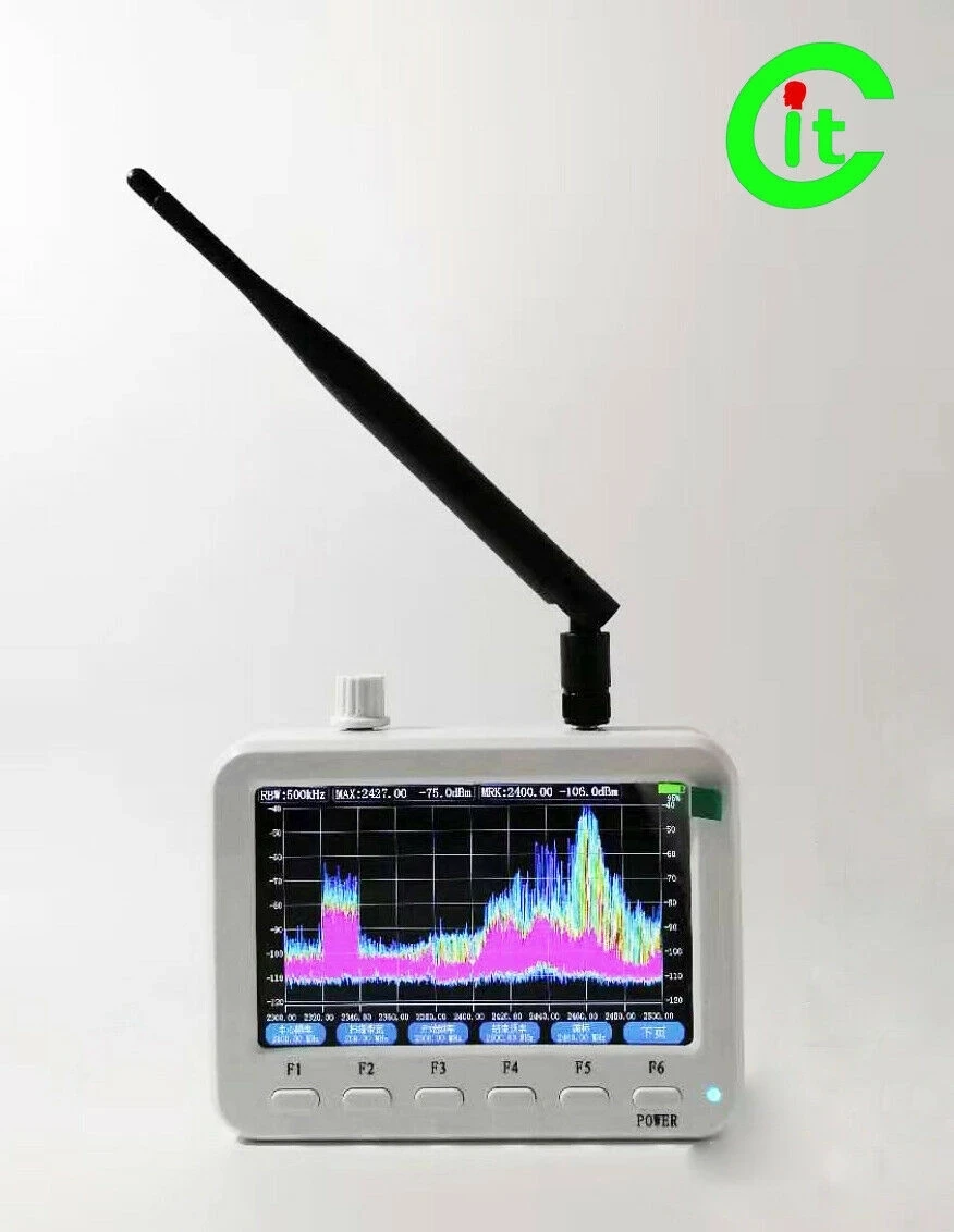 

XT-127 Portable Spectrum Analyzer Signal Frequency Measuring Instrument 10-2700MHz
