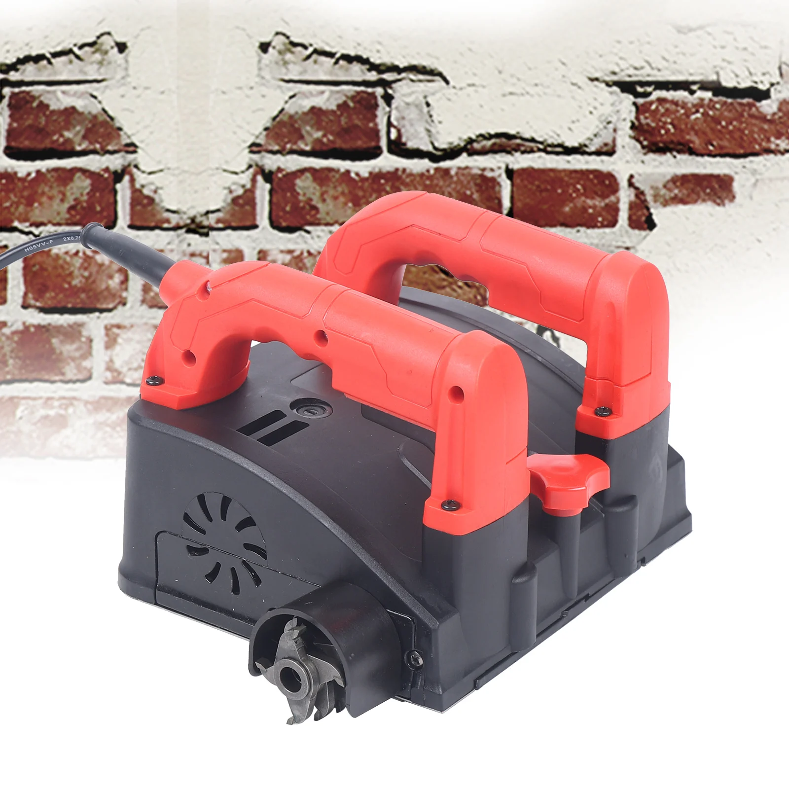Obrázek 6: 1200W elektrický zeď hoblík beton mlynář stroj zeď lopata souprava 16cm hoblovací šíře renovace práce
