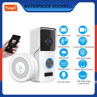 Tuya Smart Doorbell Camera Wireless 1080P HD Digital Peephole Night Vision IP65 Rainproof No Wiring Needed Smart AI Detection