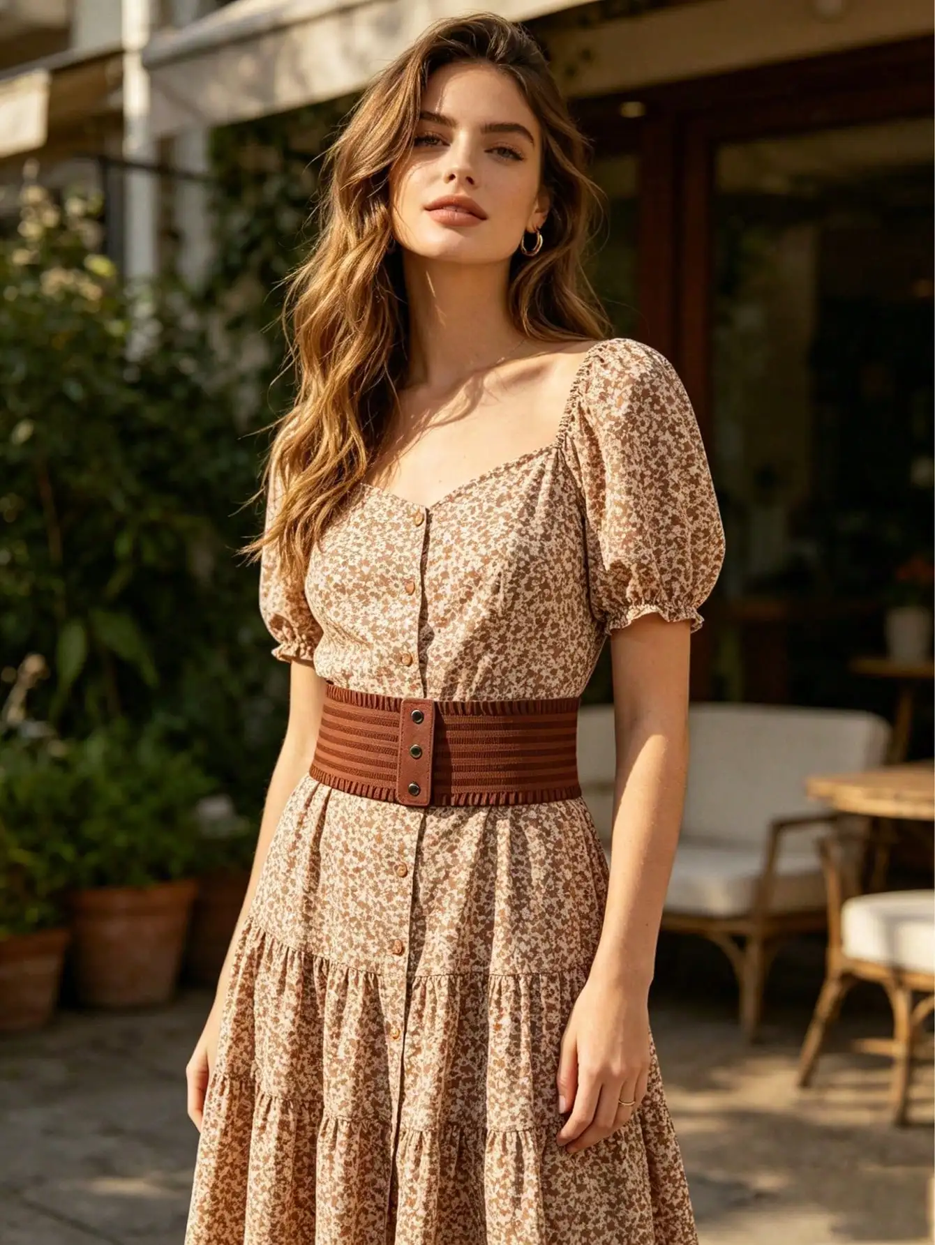 

1pc Women Lace Elastic Waist Belt. Solid Stretchy Wide Design, Perfect For Summer Daily Wear, Work Commute, Banquets And Parties. Great Match With Various Dresses As Elegant Fashion Accessory.