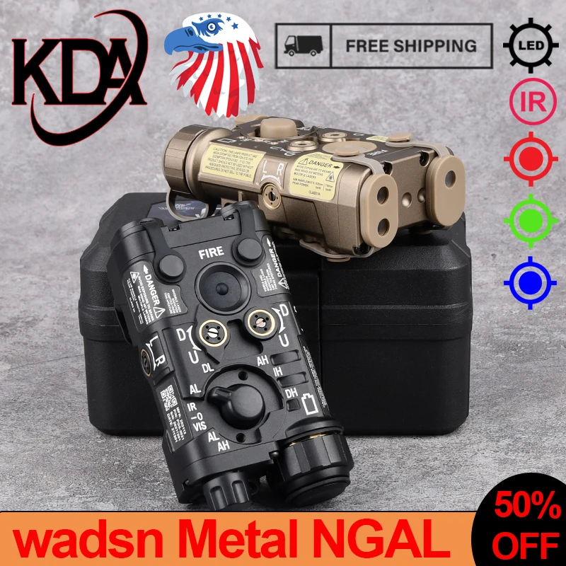 WADSN NGAL-L3 All Metal Verison Red Dot Green Blue Aiming IR Indicator LED White Scout Light M300 M600 Flashlight Fit 20mm Rail