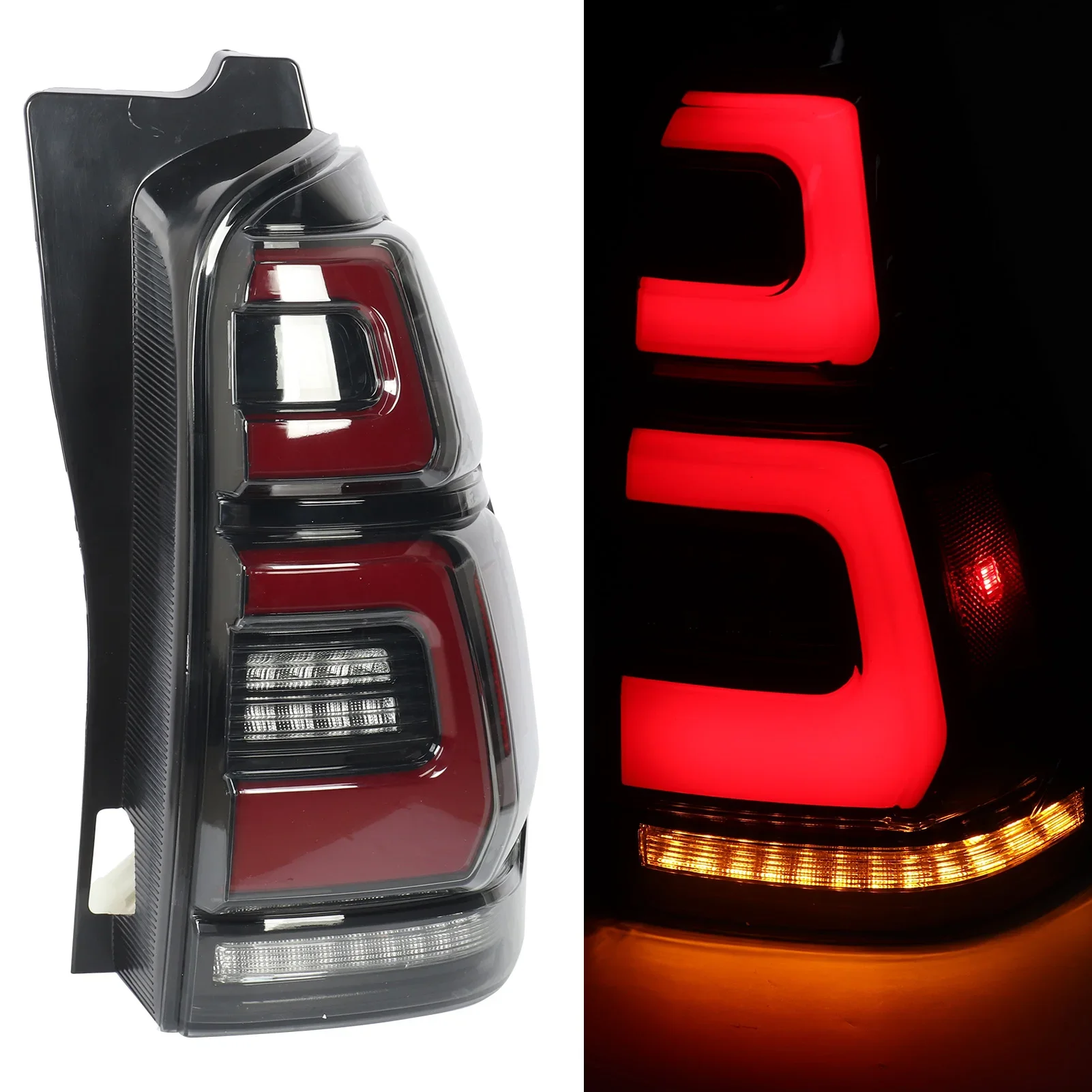 For Toyota 4RUNNER 2003-2009 1 Pair Left+Right Tail Light IP67 Waterproof Turn Signal Brake Lamp With LED Bulbs