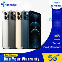 Original Apple iPhone 12 Pro Max 5G Mobile Phone Face ID NFC 128/256/512GB 6.7'' Triple 12MP IOS A14 Bionic Hexa Core SmartPhone