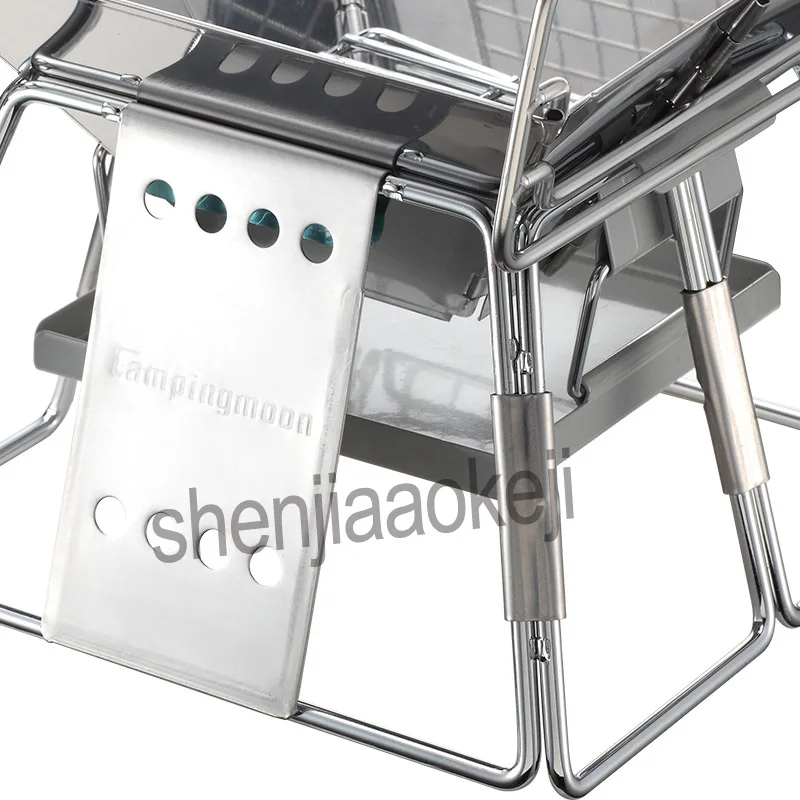 رائعة المحمولة الفولاذ المقاوم للصدأ شواء فرن المنزلية الشواء شواء فرن صغير الشواء مناسبة ل 1-2 الناس