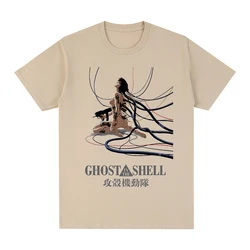 Ghost In The Shell Casual pride Kawaii Clothes Harajuku Aesthetic vintage T-shirt Cotton Men T shirt New TEE TSHIRT Womens Tops