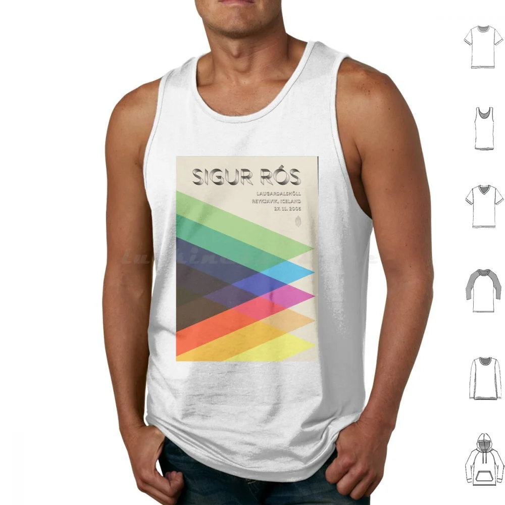 Sigur Ros Tank Tops Vest Sleeveless Sigur Ros Sigur Agaetis Byrjun Kveikur Music Band Iceland Post Mogwai Godspeed You