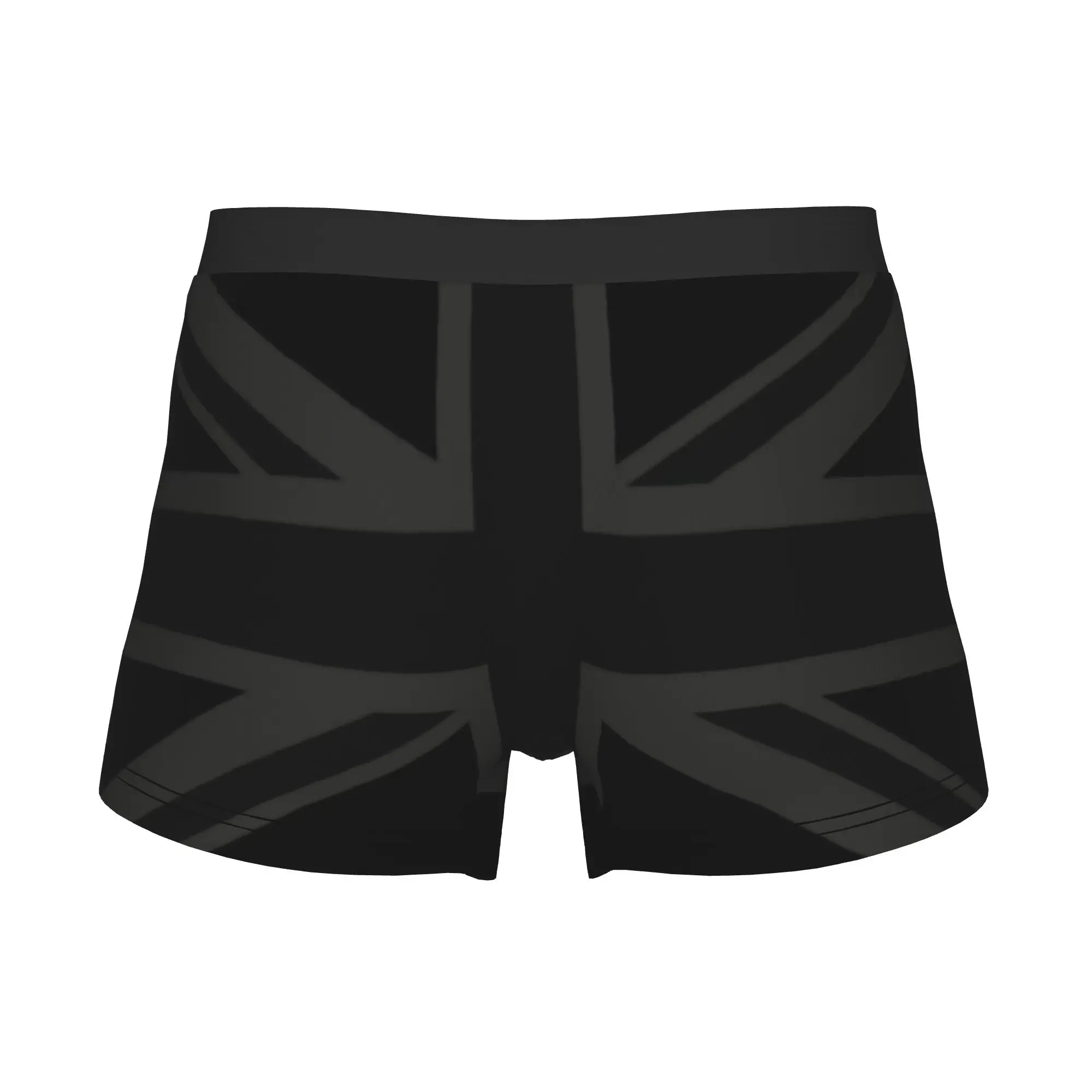 United Kingdom Flag Blackout Underwear Men Printed Stealth Boxer Briefs Shorts Panties Breathable Underpants