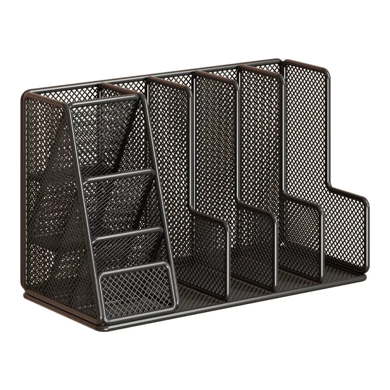 Desktop Metal File Stationery Organizer Rack 5