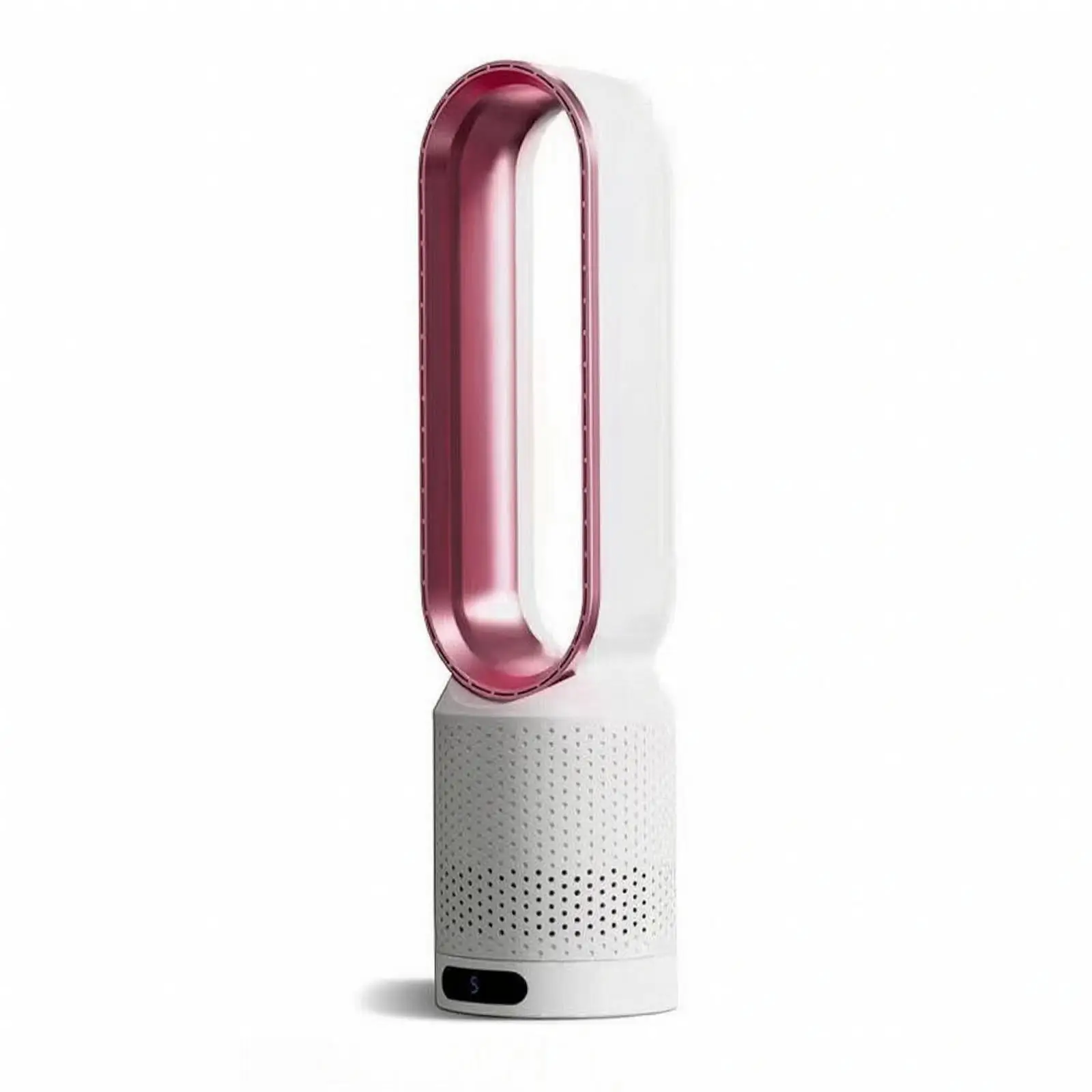 Modern Tower Bladeless Fan with Silent Operation and Digital Touch Screen for Room Airflow Cooling