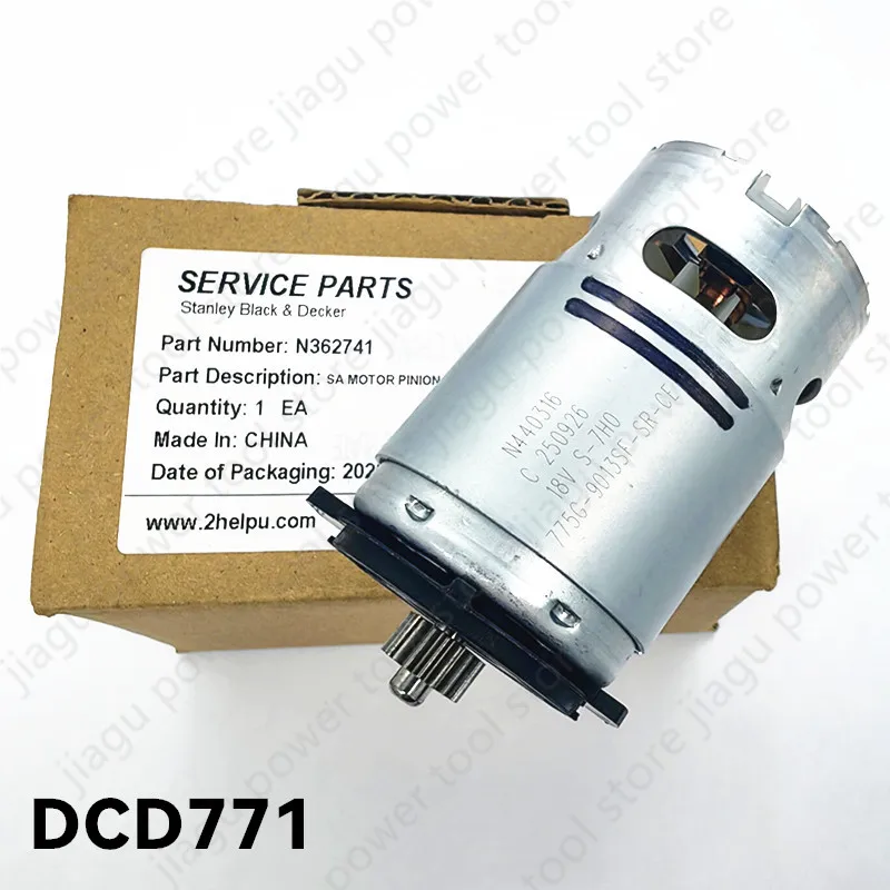 

18V 18 Teeth Motor Replace for DeWALT DCD771 DCD771C2 DCD776 N279939 N362741 N440316 TYPE10 TYPE1 Electric Drill Accessories