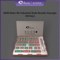 Akko 9009 Retro 178-Key ASA/177-Key Cherry/116 Key OME/38 Key OEM Keycaps Set PBT Double-shot/Dye-Sublimation Full Keycaps