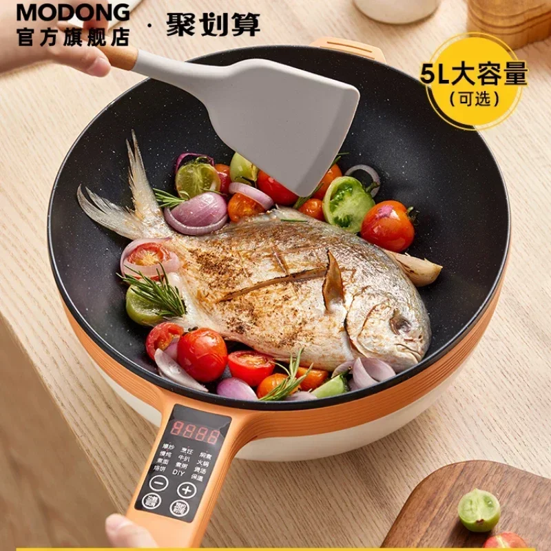 

Household All-in-one Electric Frying Pan Cookers Pot Cooker Home Appliance Chafing Dish Noodle Steam Cooking Pots Soup Egg Hot