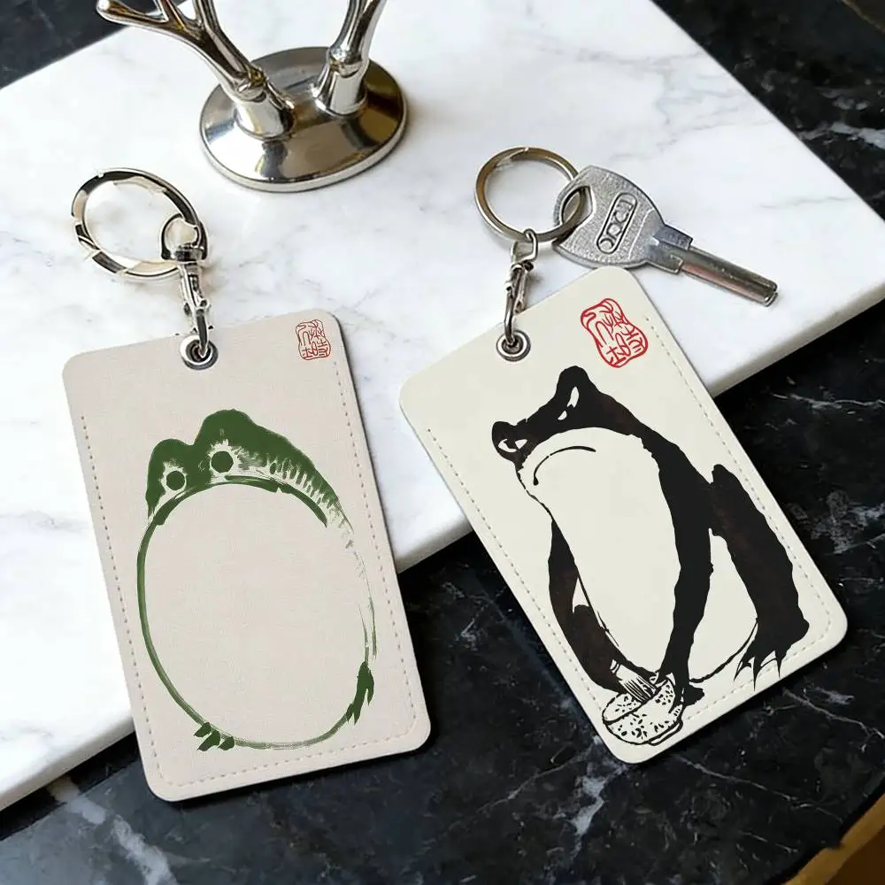 

Fashion M-matsumotoss PU Soft Leather Rectangular Key Card Protection Cover Youth Faion Accory Card Holder