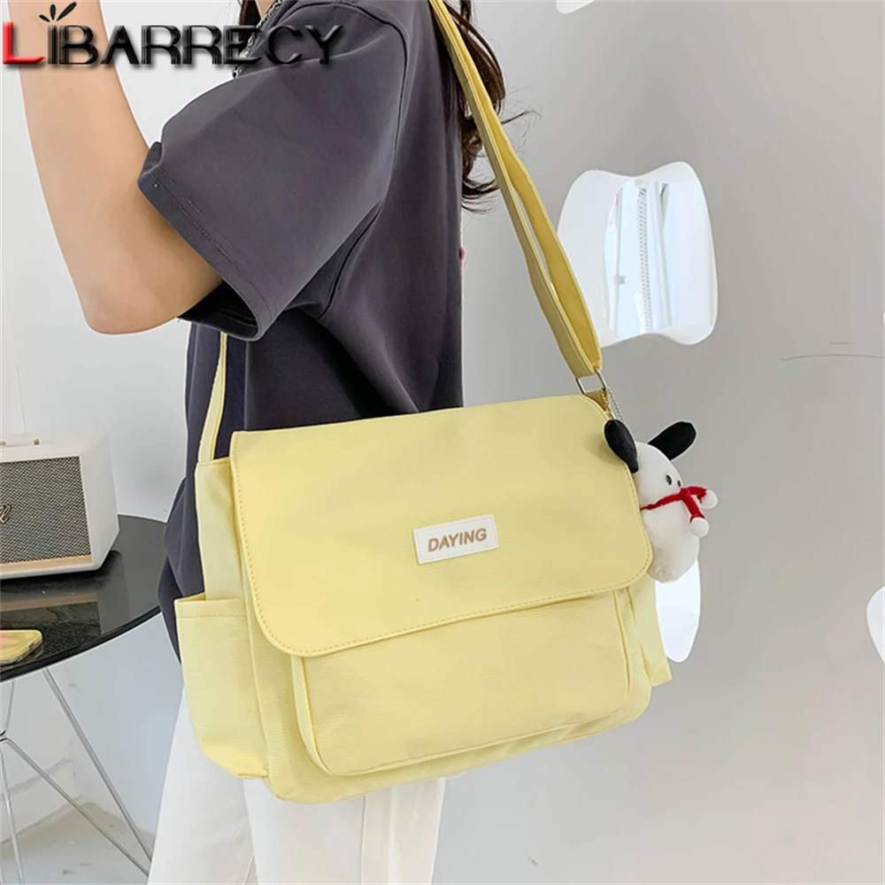 

Women Nylon Messenger Bag Youth Ladies Fashion Shoulder Bag Student Large Capacity Female Crossbody Bags Woman Packet Sac Femme