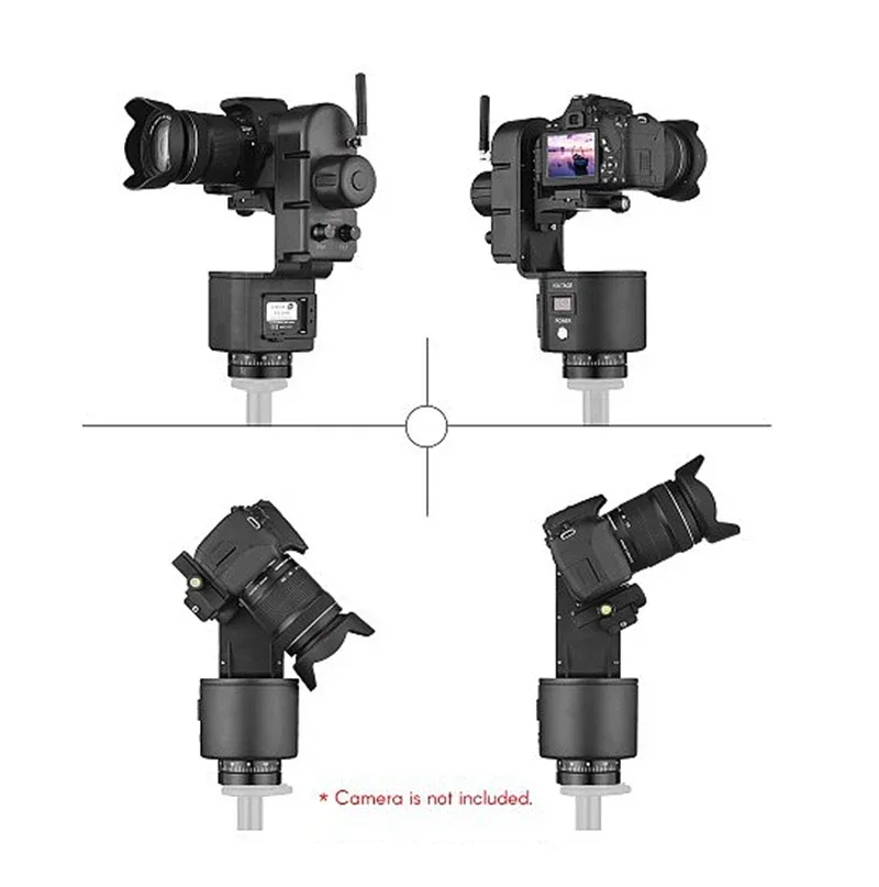 2025 YT-3000 50 m Drahtlose Fernbedienung Elektronische Schwenk Neige Motorisierte Panorama Stativ Kopf Für Kamera Video Aufnahme
