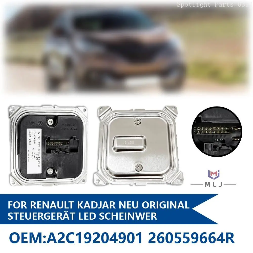 260559664R A2C19204901 Fit For Renault Kadjar New LED Headlamp Control Unit LED Headlight Driver Module Headlight Computer Board